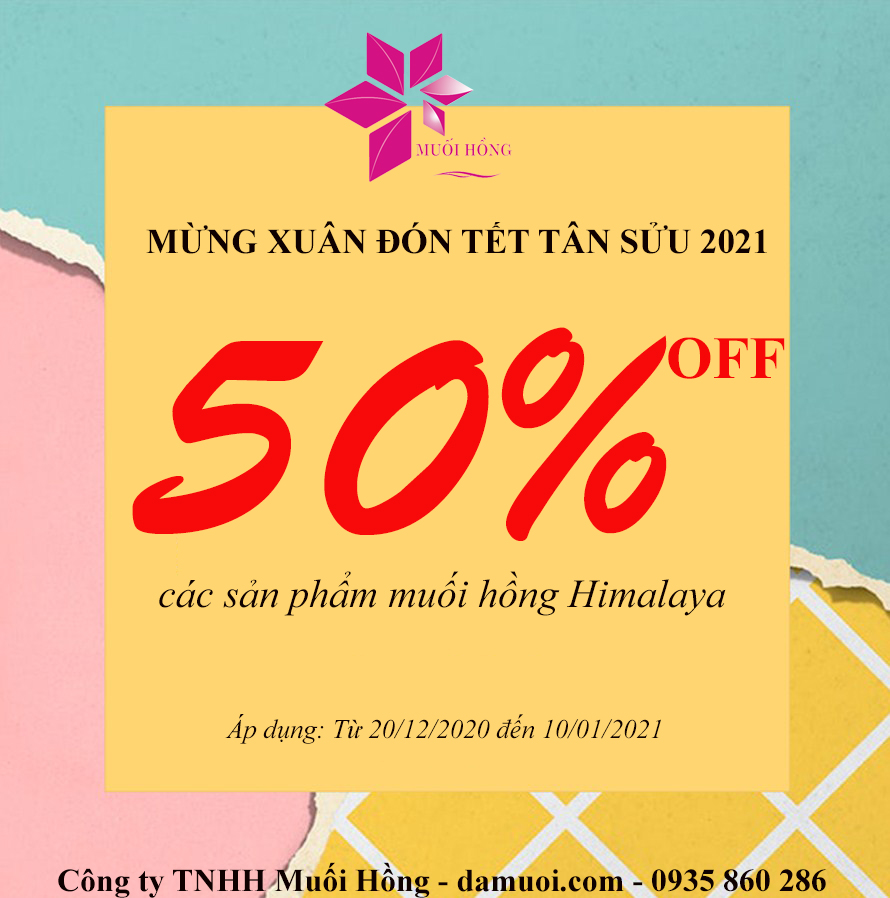 sale off 50% cac loai muoi hong himalaya 2